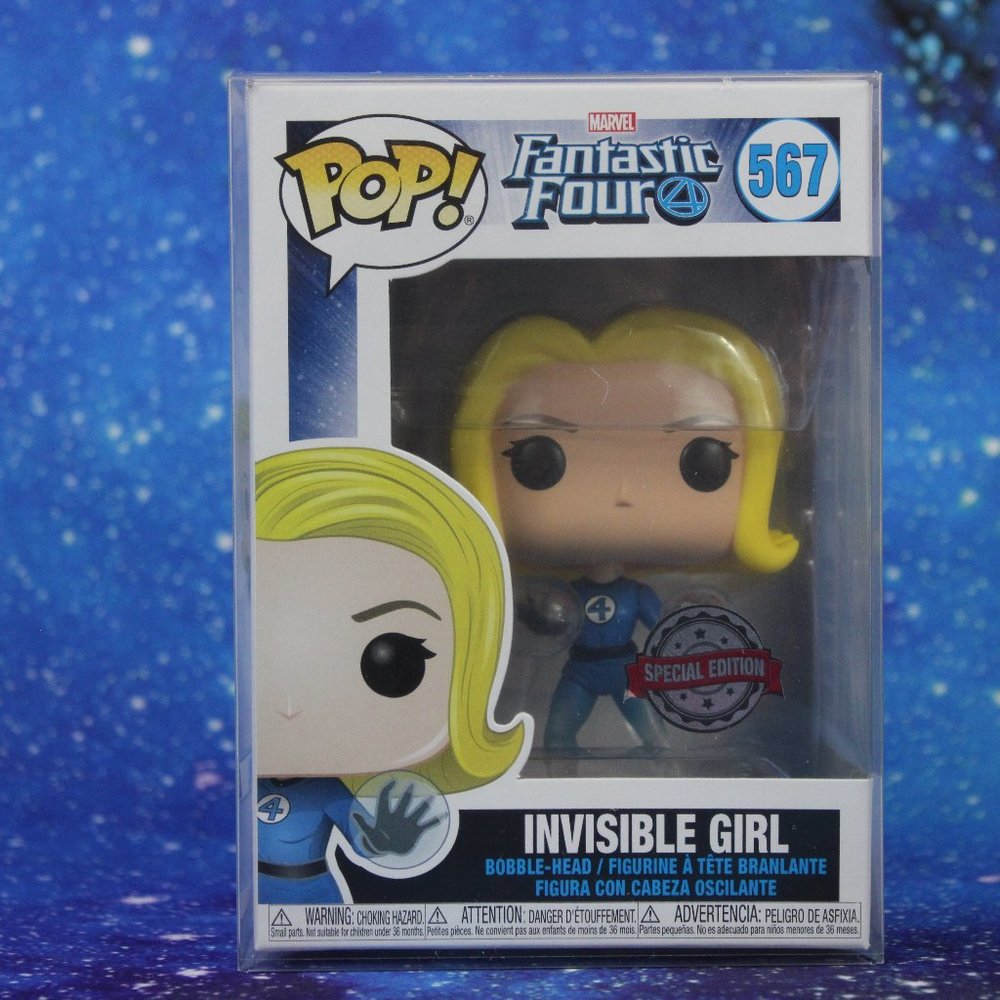 Funko POP! Marvel Fantastic Four Invisible Girl (Translucent) #567 Spec Edition